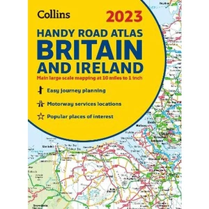 Lovereading 2023 Collins Handy Road Atlas Britain and Ireland A5 Spiral