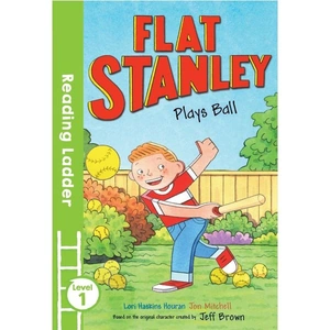 View product details for the Flat Stanley Plays Ball, Children's, Paperback, Jeff Brown, Illustrated by Jon Mitchell