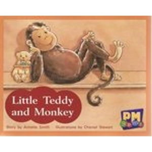 Scholastic PM Red: Little Teddy and Monkey (PM Gems) Levels 3, 4, 5