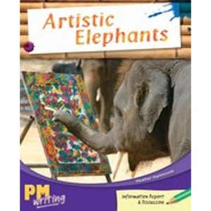Scholastic PM Writing 4: Artistic Elephants (PM Emerald) Levels 25, 26 x 6