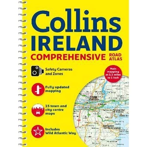 Comprehensive Road Atlas Ireland by Collins Maps