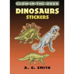 The Book Depository Glow-In-The-Dark Dinosaurs Stickers by A G Smith