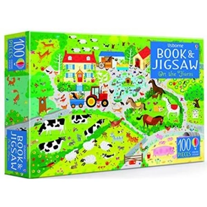 View product details for the Usborne Book and Jigsaw On the Farm by Kirsteen Robson