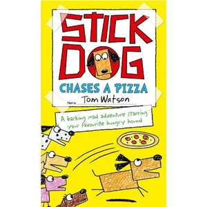 Waterstones Stick Dog Chases a Pizza