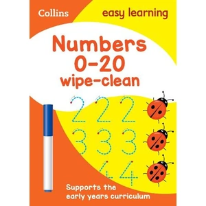 Waterstones Numbers 0-20 Age 3-5 Wipe Clean Activity Book