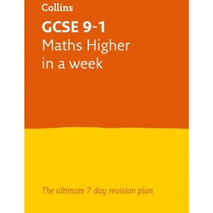 View product details for the GCSE 9-1 Maths Higher In A Week