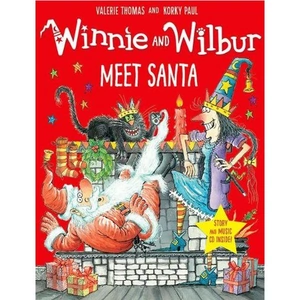 Waterstones Winnie and Wilbur Meet Santa with audio CD
