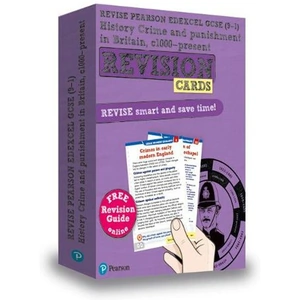 Waterstones Pearson REVISE Edexcel GCSE History Crime and Punishment in Britain Revision Cards (with free online Revision Guide and Workbook): For 2024 and 2025 exams (Revise Edexcel GCSE History 16)