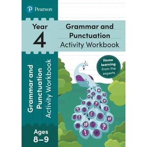 Waterstones Pearson Learn at Home Grammar & Punctuation Activity Workbook Year 4
