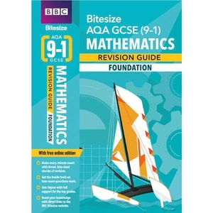 Waterstones BBC Bitesize AQA GCSE (9-1) Maths Foundation Revision Guide for home learning, 2021 assessments and 2022 exams