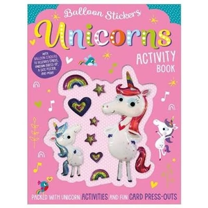 Waterstones Balloon Sticker Activity Books - Unicorns