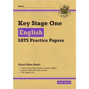 View product details for the KS1 English SATS Practice Papers: Pack 3 (for the 2022 tests)