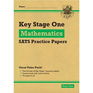 Waterstones KS1 Maths SATS Practice Papers: Pack 2 (for the 2023 tests)