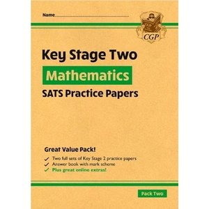 Waterstones New KS2 Maths SATS Practice Papers: Pack 2 - for the 2022 tests (with free Online Extras)